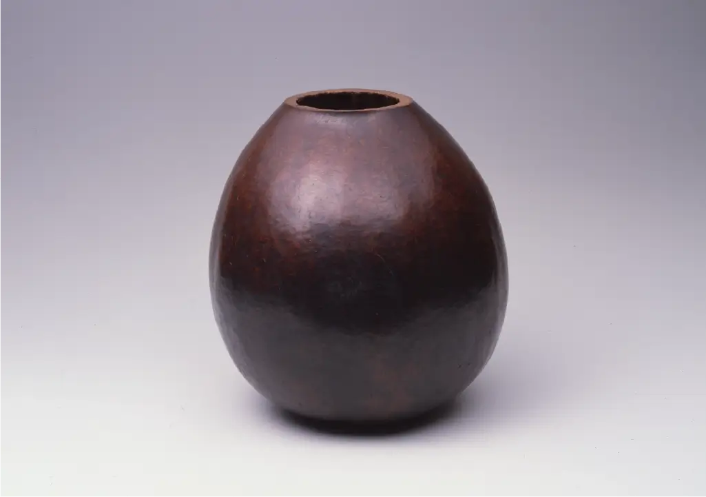 瓢花入「銘　顔回」