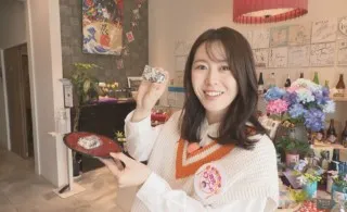 加藤愛アナが三重県名張市の愛されフード『なばり饅頭』を調査！ 透け透けがハンパない！ 超薄皮のまんじゅう