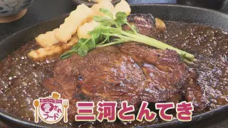 炭火焼甘辛ブランド豚のとんてき / 1杯で4度おいしい豊橋牛すきまぶし【愛されフード】