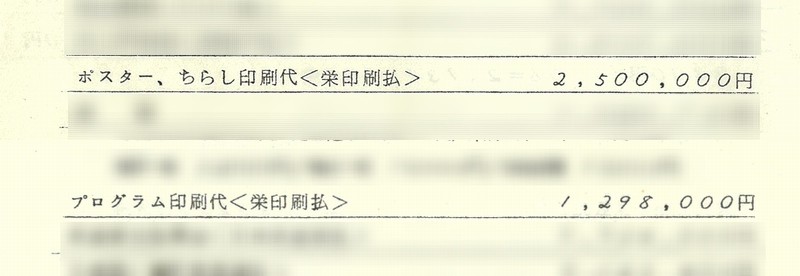 「ザ・ビートルズ公演収支精算書」より