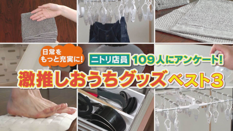 店員さんも使っている！ニトリ店員ゲキ推しおうちグッズ！【チャント！特集】