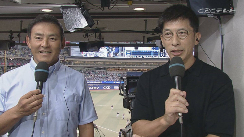 「サンデードラゴンズ」より川上憲伸氏と矢野燿大氏(C)CBCテレビ