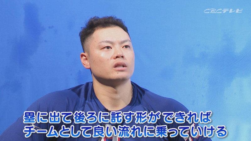 「サンデードラゴンズ」より細川成也選手(C)CBCテレビ