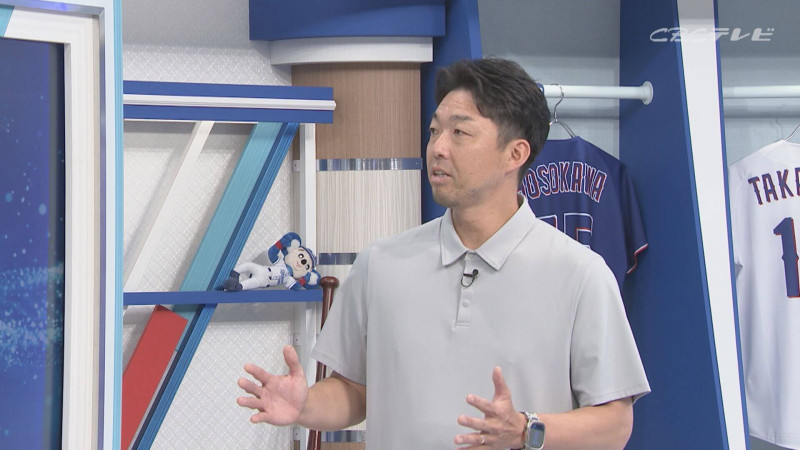 「サンデードラゴンズ」より吉見一起氏(C)CBCテレビ