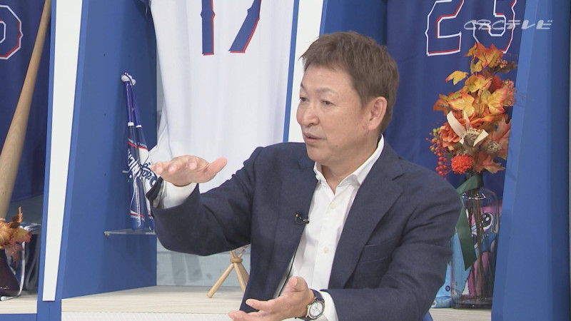 「サンデードラゴンズ」より立浪和義氏(C)CBCテレビ
