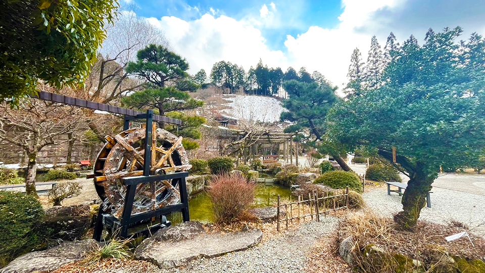 趣ある水車小屋も、写真撮影におすすめのスポット