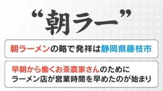 モーニングは喫茶店以外も！朝６時から行列のラーメン店【あったかWEEK】