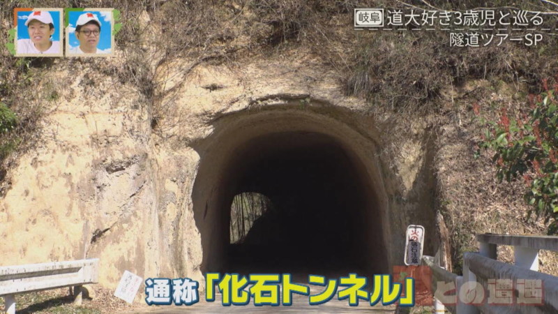化石トンネル