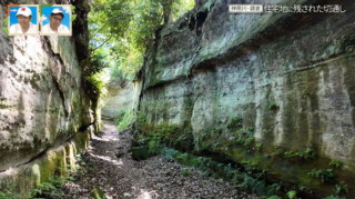 先人が山を切り開いた歴史ある道　今も生活道路として使われている鎌倉の「高野の切通し」