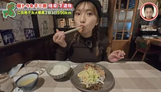 世界遺産「白川郷」と飛騨の郷土料理「漬物ステーキ」を堪能！グラビアアイドル・三田悠貴の岐阜1周の旅