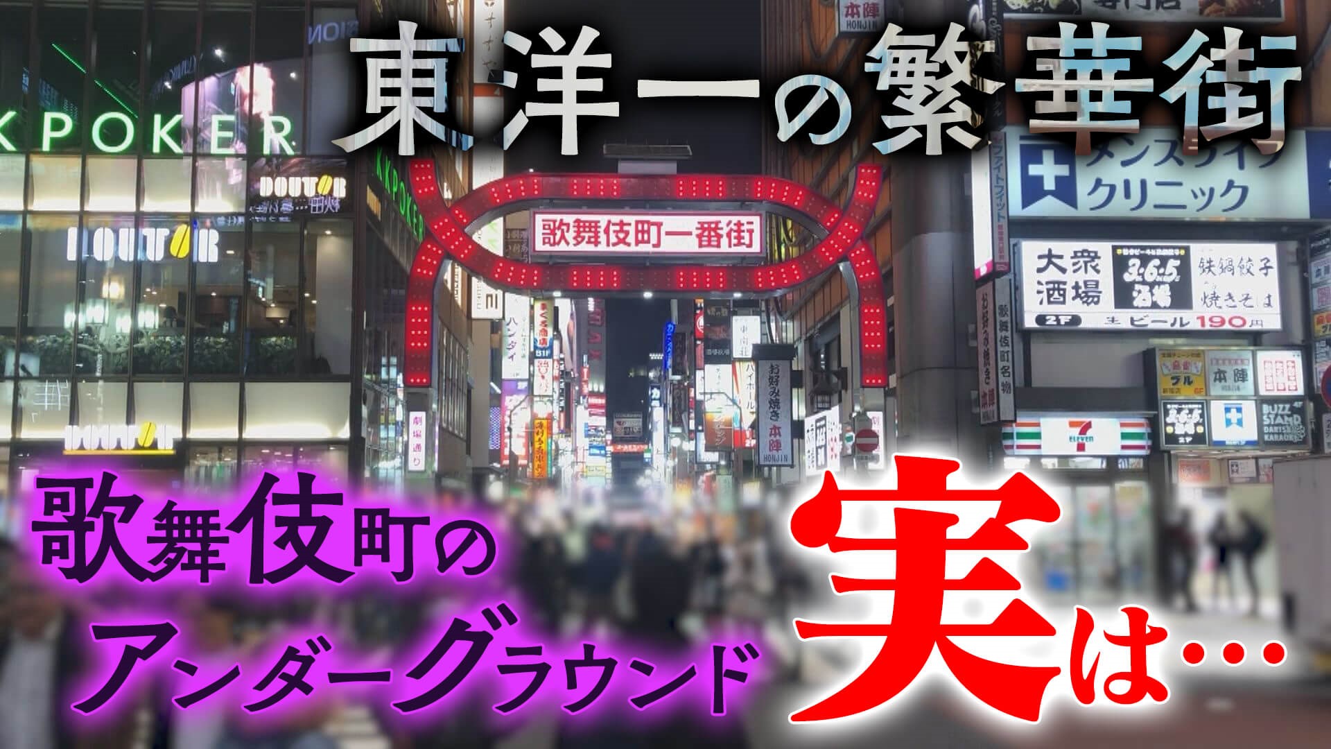 【道マニア】東京・歌舞伎町のアンダーグラウンド、実は…【道との遭遇】