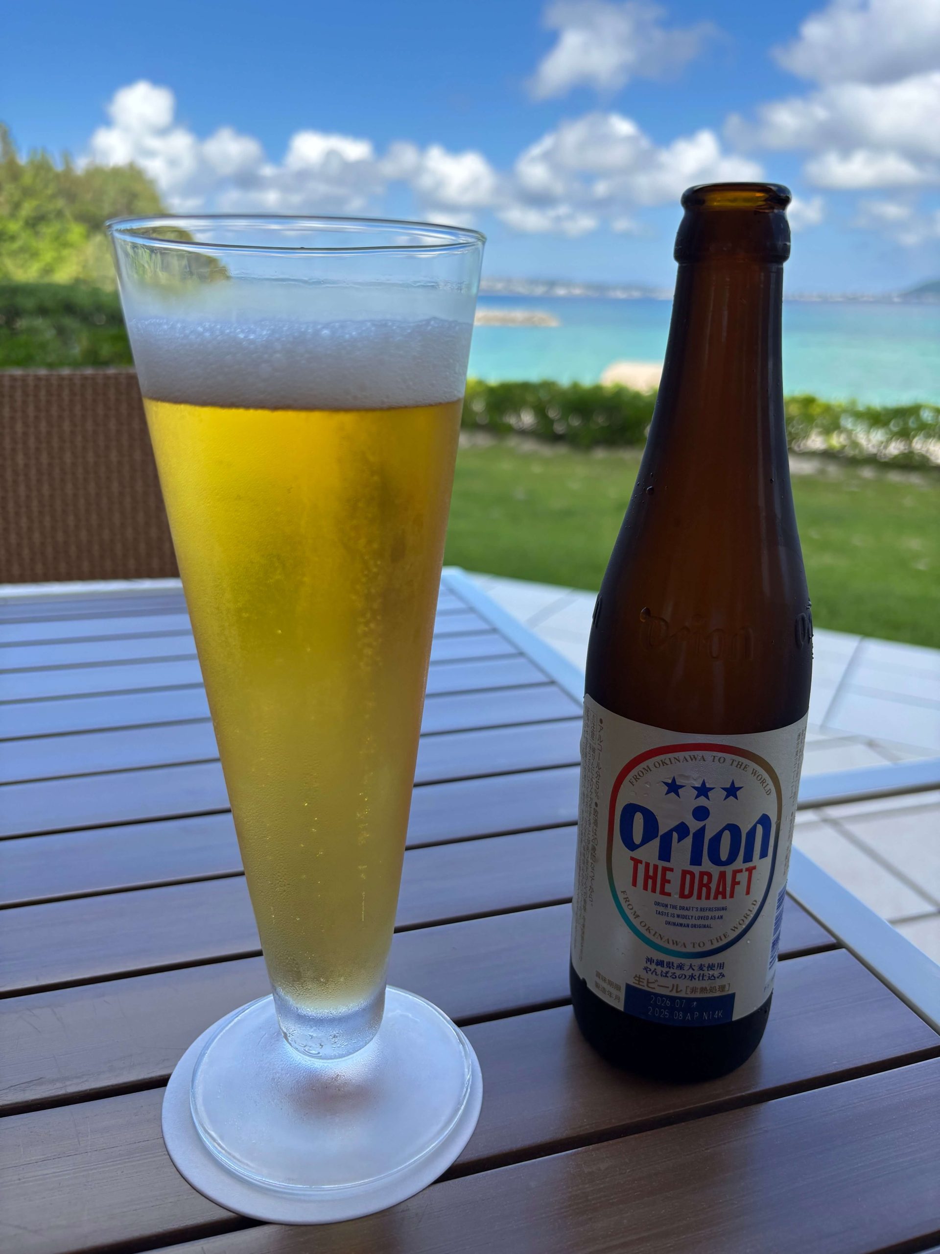 「オリオンビール」：筆者撮影