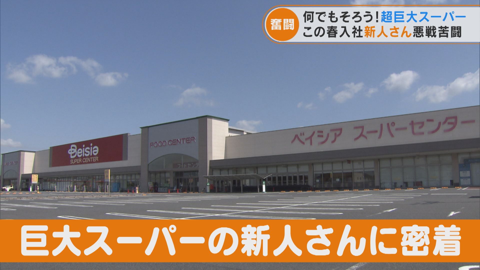 秘訣は「とにかく歩き回ること」　超巨大スーパーで働く新人スタッフに密着