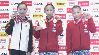 体操女子種目別日本一が決定！パリ五輪代表の中村遥香選手が
