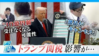 「10億円飛ぶかも…」 営業会議＆融資の現場に密着 トランプ関税で企業に大きな影響が