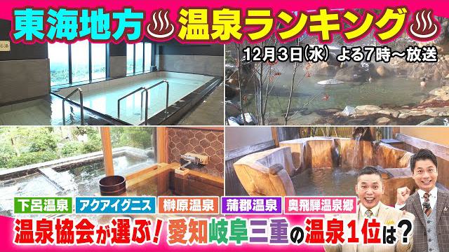 【太田×石井のデララバ】東海地方　温泉ランキング