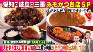 【太田×石井のデララバ】愛知岐阜三重　みそかつ名店