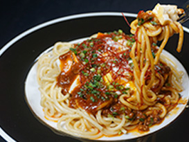 ナゴヤあんかけ麻婆豆腐スパゲッティ