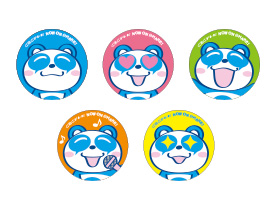 シェアシェア缶バッジ（5種）