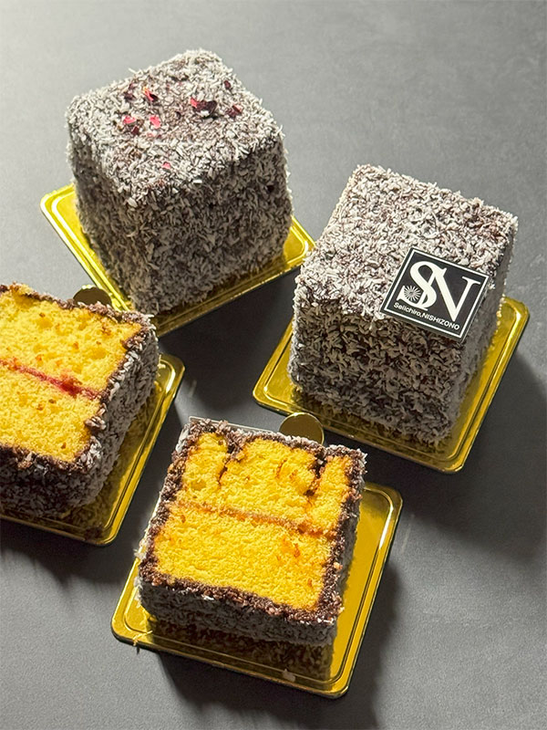 ラミントン フランボワーズ／ラミントン マロン