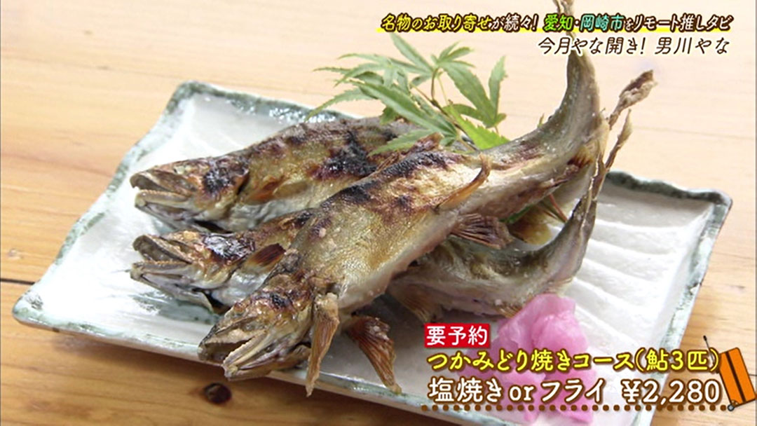 やな開き!「岡崎鮎めし街道」で絶品アユ料理を堪能!
