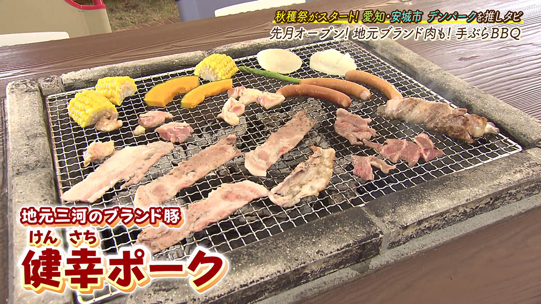 準備不要!三河産絶品食材やマンガ肉の様な巨大ハムまで楽しめる“手ぶら