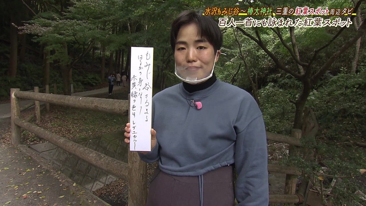 百人一首にも詠まれたほど古くから愛される紅葉の名所『水沢もみじ谷』