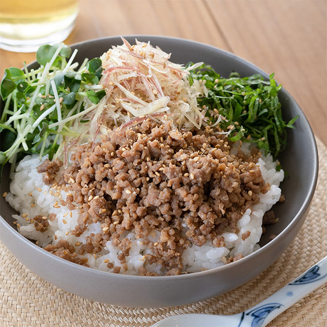 薬味そぼろ丼