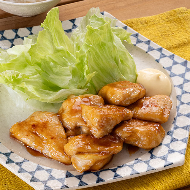 鶏胸肉の新しょうがはさみ焼き