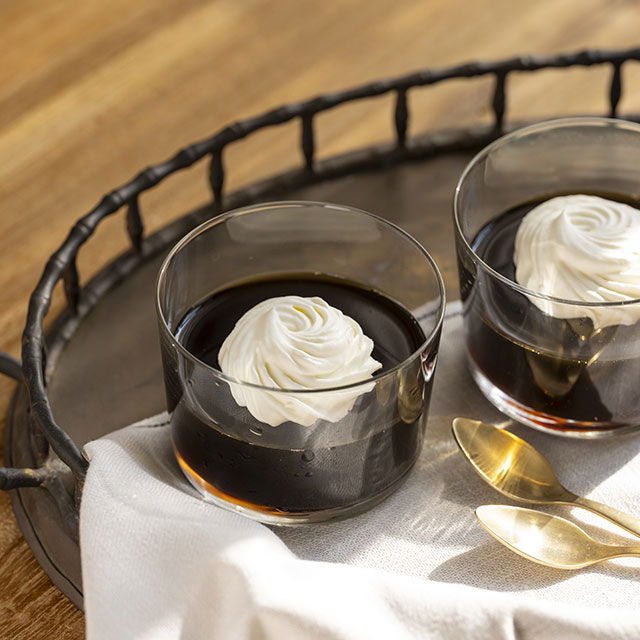 クリームコーヒーゼリー