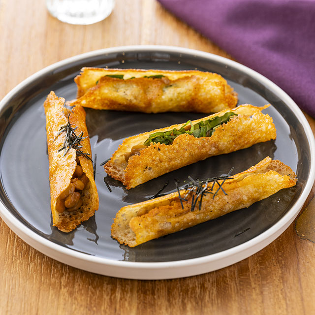 納豆チーズシガレット