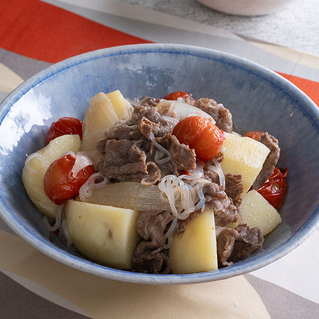 トマト肉じゃが