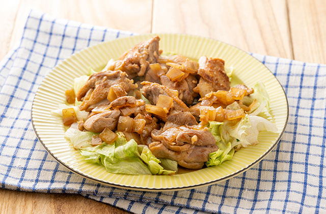 鶏肉のにんにくしょうゆ炒め