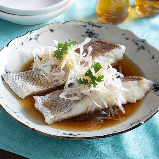 白身魚の清蒸(チンジョン)
