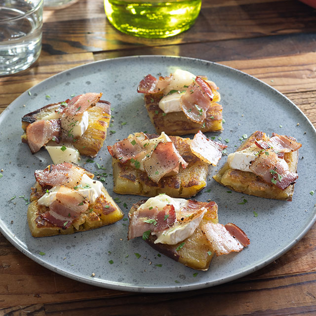焼き芋とカマンベールのタルティーヌ風