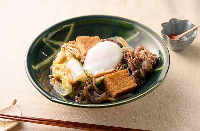 白菜と牛肉のすき煮