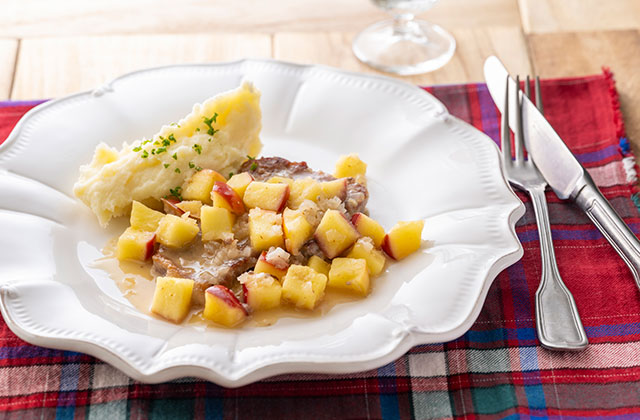 ポークソテー アップルソース