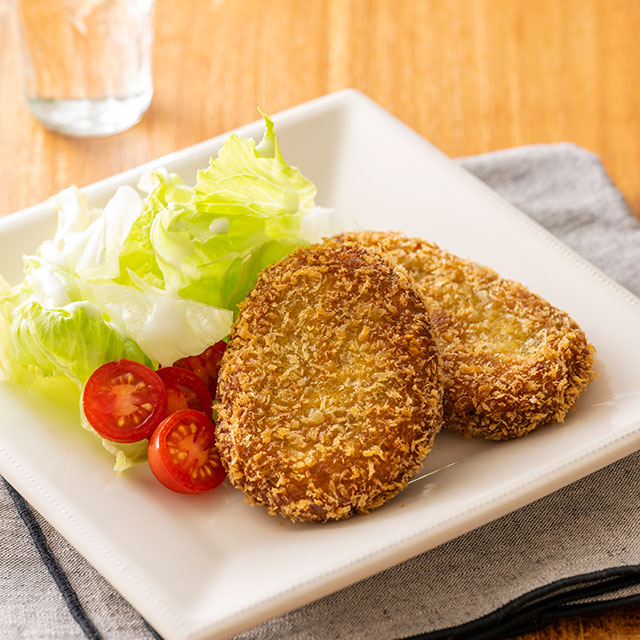 かぼちゃとベーコンのコロッケ