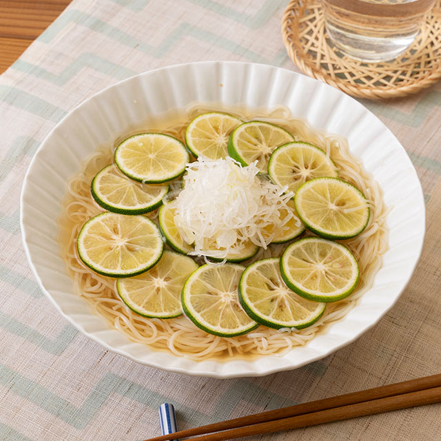 酢橘(すだち)そうめん