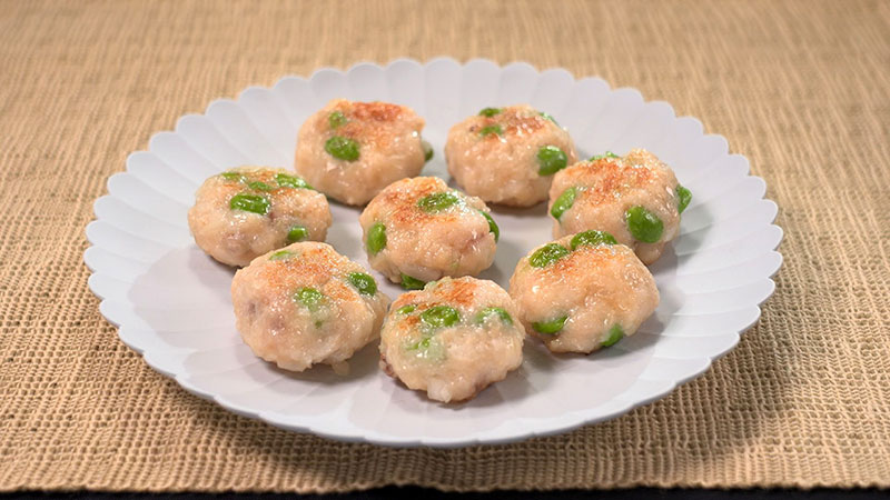 	枝豆とタラのつくね