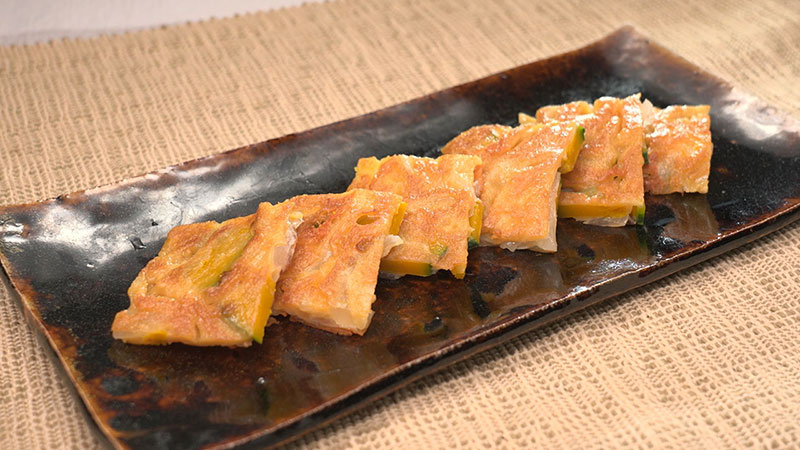 ぼちゃのチーズチヂミ